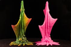 Tabletop Plant: “Fan Tree” (Alien Vegetation 48) 3D Printer Model