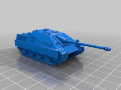 1-100 Jagdpanther High Detail 3D Printer Model