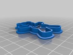 Bear Hug Cookie Cutter 3D Printer Model