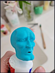 Handsome Toothpaste Vomit 3D Printer Model