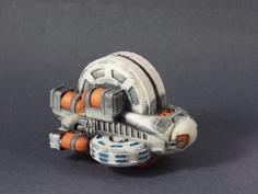 LightBringer Class 2 Commercial Research Vessel 3D Printer Model