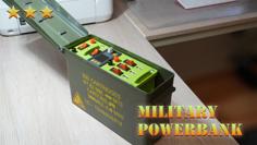 Military Powerbank 3D Printer Model