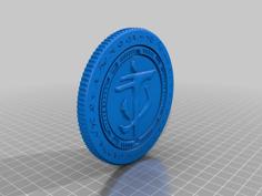 Doom Eternal Praetor Suit Token 3D Printer Model