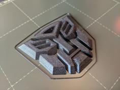 Autobot Symbol 3D Printer Model