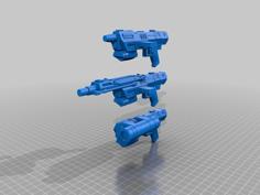 Republic Commandos Blasters 3D Printer Model