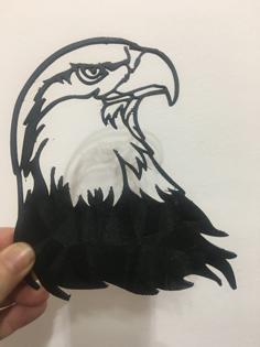 AMERICAN EAGLE Wall Art /decoration 3D Printer Model