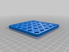 Woven Coaster 3D Printer Model