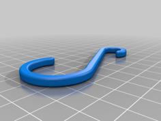 Jacket Hook 3D Printer Model