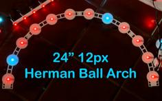 Herman Ball Arch – The Fast Print Cheap Pixel Node Holiday Arch 3D Printer Model