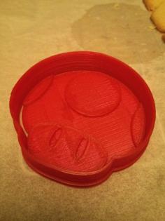 Super Mushroom Cookie Cutter With Stamp 3D Printer Model