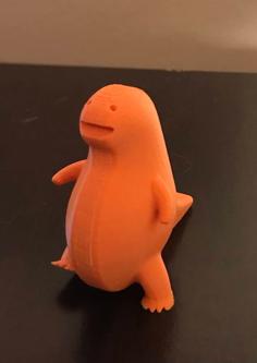 Chunky Dinosaur 3D Printer Model