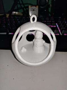 Snowman Ornament 3D Printer Model