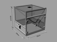 Printable (modular) Prusa / REPRAP / 3D-printer Enclosure Frame 3D Printer Model