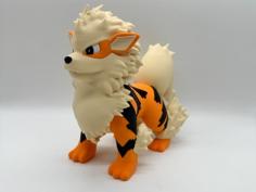 Arcanine Multicolor 3D Printer Model