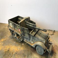 M3 GMC 75mm Antitank 3D Printer Model