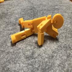 Flexible Person With Tinkercad 3D Printer Model