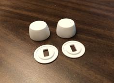 Toilet Bolt Cap Set 3D Printer Model