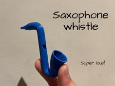 Saxophone Whistle 3D Printer Model