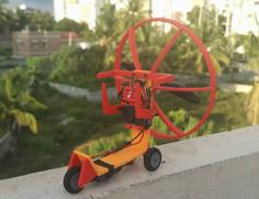 RC Paramotor Cart 3D Printer Model