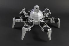 Six Hexapod Built With EZ-Bits That Clip Together 3D Printer Model