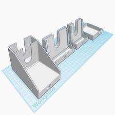 Modular Magnetic Deck Holder, Horizontal/Vertical Card Stand And Token Tray 3D Printer Model