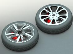 Car Rim Collection Set 2 3D Printer Model