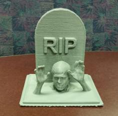 Zombie Tombstone 3D Printer Model