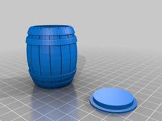 G-Scale Barrel 3D Printer Model