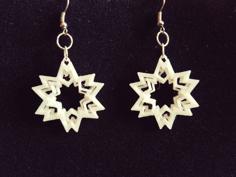 Earring Star 3D Printer Model