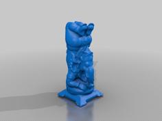 Yoga Elephant 3D Printer Model