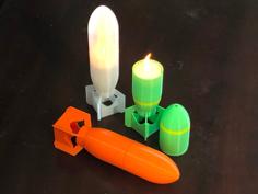 Tea Light Bomb 3D Printer Model