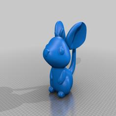 Cute Mouse (Fixed Ears) 3D Printer Model