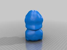 Gaben Bust High Res 3D Printer Model