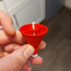 Hip-flask Funnel With Float 3D Printer Model