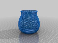 Wicker Basket 3D Printer Model