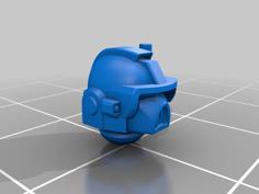 Halo Marine Head 3D Printer Model