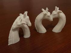 A Giraffe Figurine- Send A Hug/kiss In COVID-19 3D Printer Model