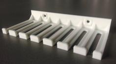 6mm Cable Holder With Screw Holes 3D Printer Model