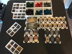 Modular Board Game Trays 3D Printer Model