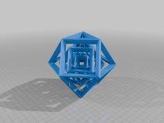 3 NESTED CUBOCTAHEDRAL NOLIDS 1 3D Printer Model