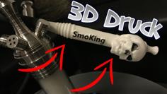 Shisha Hookah Mouthpiece SmoKing 471 3D Printer Model