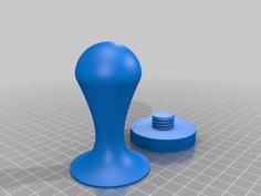 Modular Espresso Tamper With Weighted Base 3D Printer Model