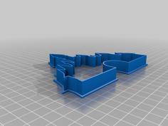 Disney Castle Cookie Cutter 3D Printer Model