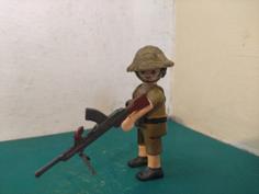 Playmobil Compatible Bren Gun 3D Printer Model