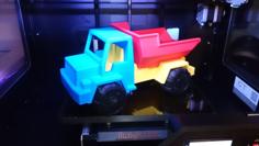 Toy Dump Truck 3D Printer Model