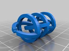 Ball Earrings 3D Printer Model