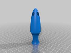 4 Note Whistle Arrowhead 3D Printer Model