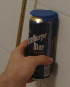 In Shower Beer Holder EU Version (remix) Bier Dosenbier Halterung / Wandhalterung / Mount 3D Printer Model