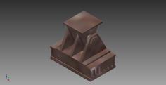 HO Scale Bridge Shoe (Pedestal) 3D Printer Model