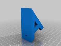 A Shaped Hook 3D Printer Model